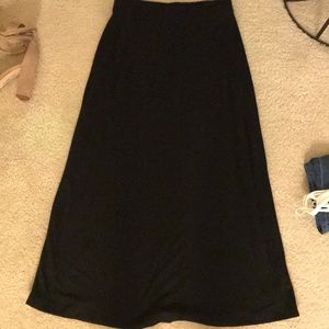 GAP Black Maxi Skirt (XS)